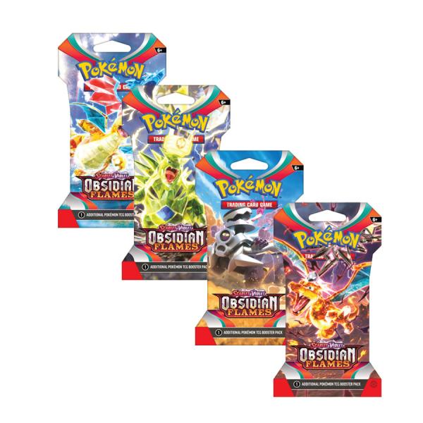POKEMON SV03 OBSIDIAN FLAMES BLISTER PACKS