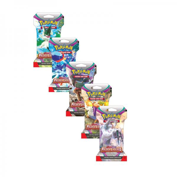 POKEMON SV02 PALDEA EVOLVED BLISTER PACKS